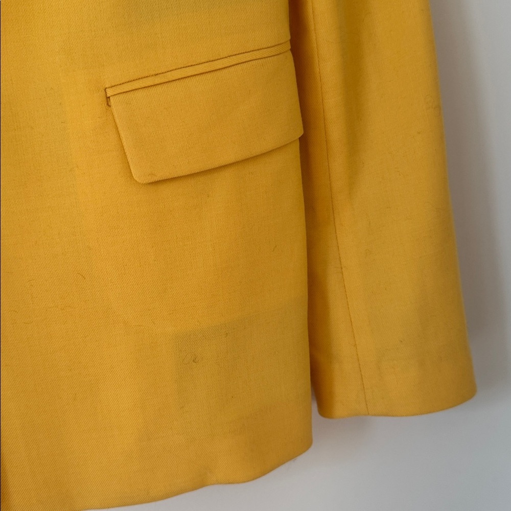 RAG & BONE Bonnie Yellow Single-Button Blazer Size 4 - Picture 4 of 10